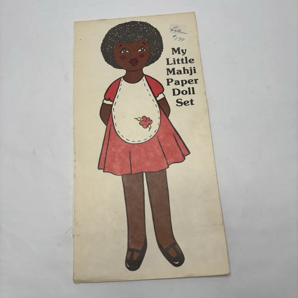 Black‎ American Paper Doll With Outfits; Rare, OOP 